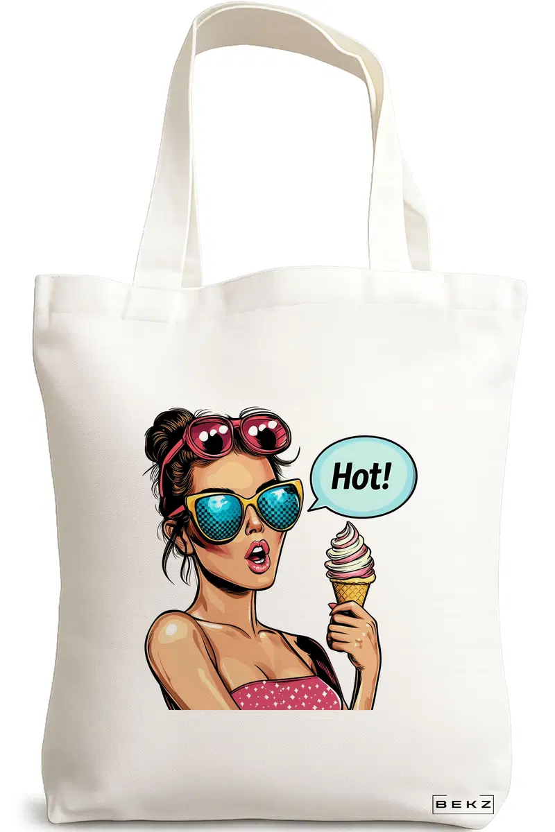 Sacosa Cumparaturi Textila, Geanta Tote, model Sip and Style 5 38 x 34.5 cm, Alb, BEKZ®