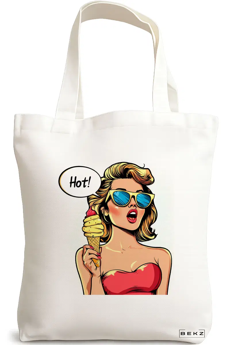 Sacosa Cumparaturi Textila, Geanta Tote, model Sip and Style 6 38 x 34.5 cm, Alb, BEKZ®