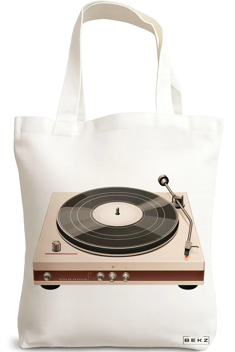 Sacosa Cumparaturi Textila, Geanta Tote, model Play that 38 x 34.5 cm, Alb, BEKZ®