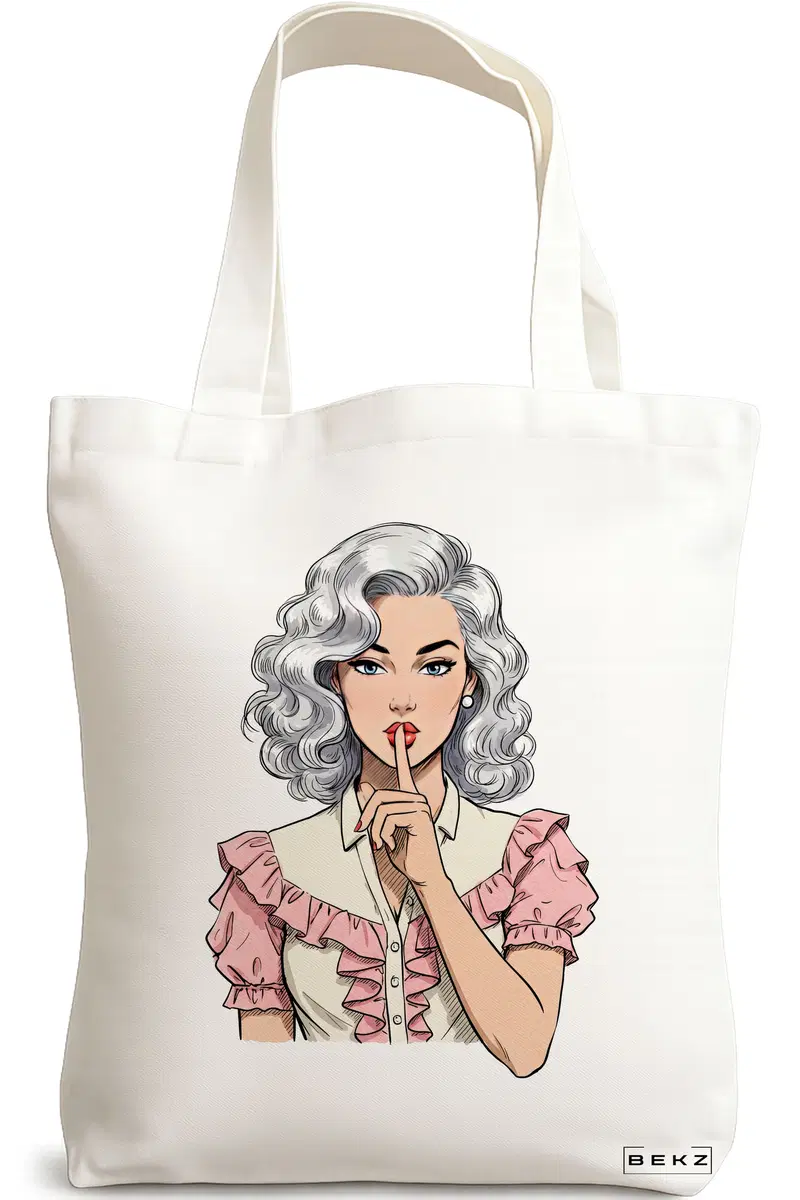 Sacosa Cumparaturi Textila, Geanta Tote, model Sstt 38 x 34.5 cm, Alb, BEKZ®