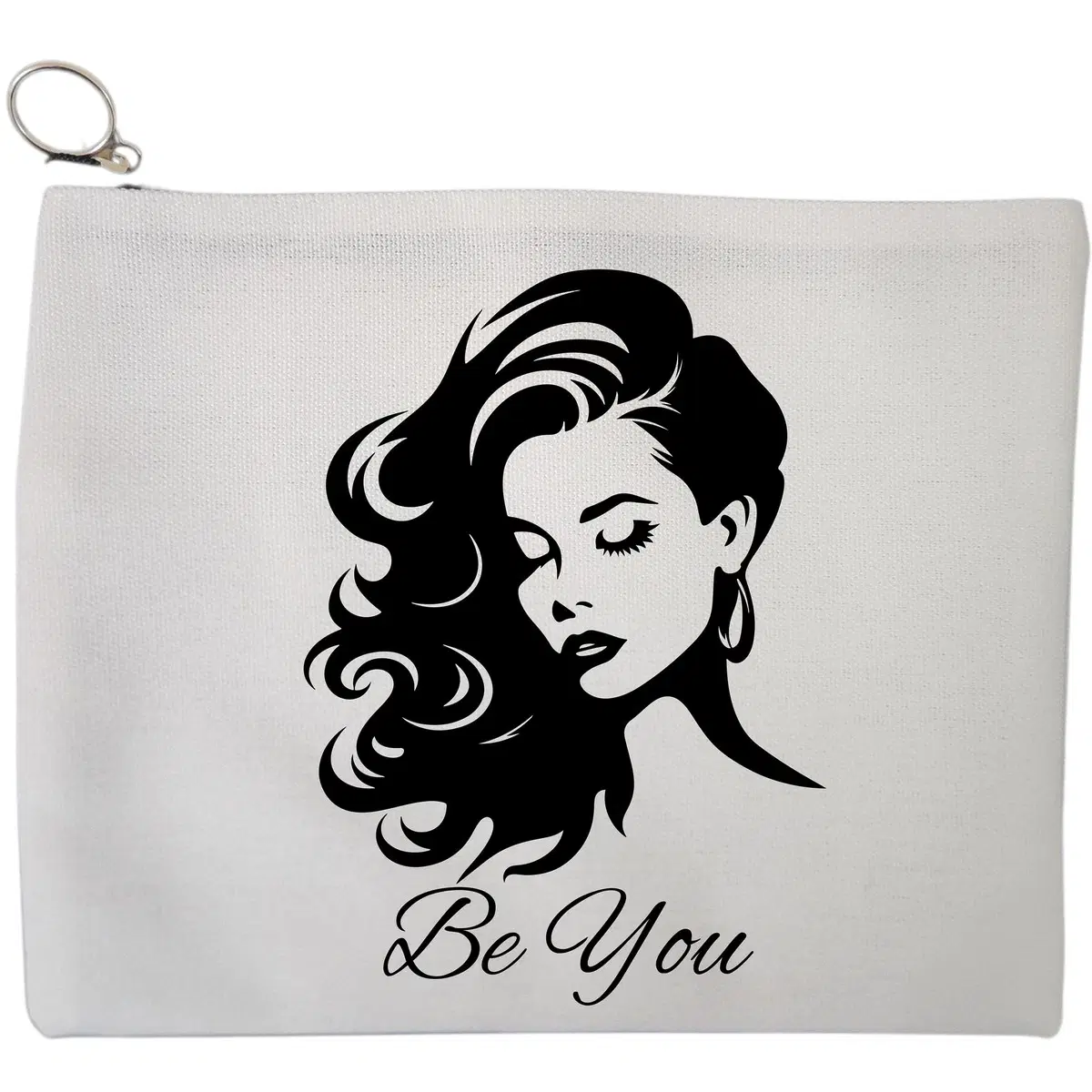 Portfard Cosmetice tip Plic, model Be You 2, 23x18 cm, Alb, BEKZ®
