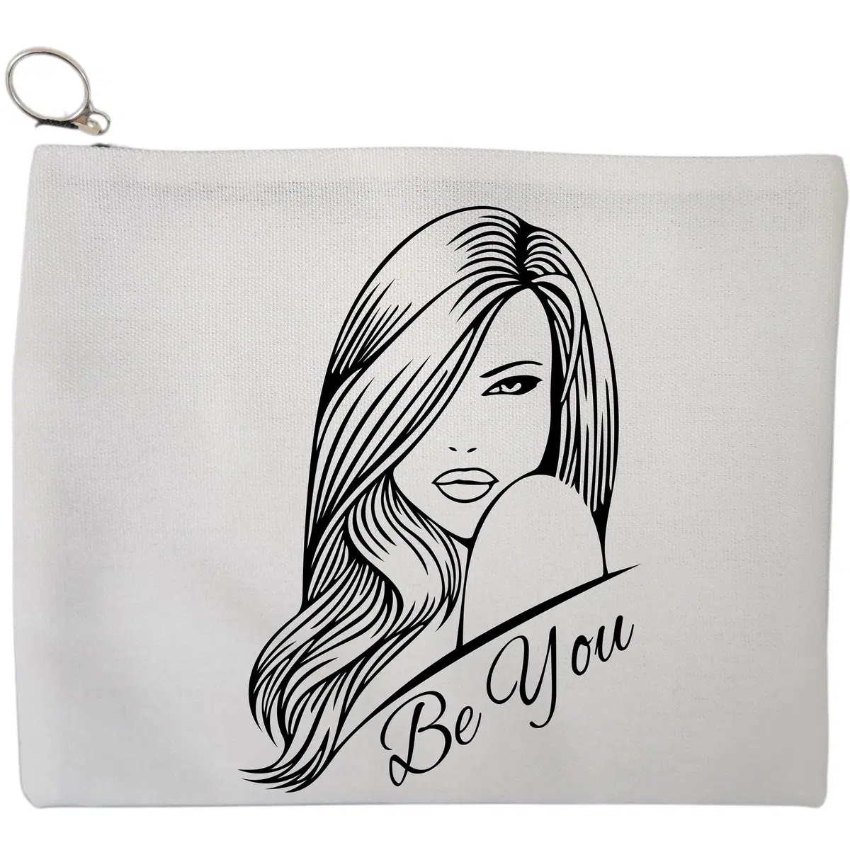Portfard Cosmetice tip Plic, model Be You 3, 23x18 cm, Alb, BEKZ®