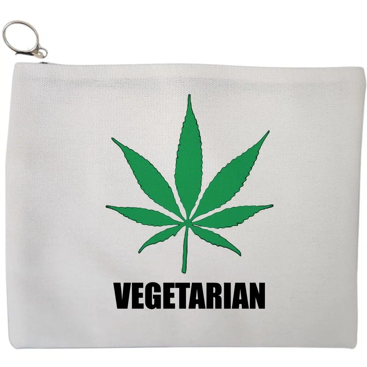 Portfard Cosmetice tip Plic, model Vegetarian, 23x18 cm, Alb, BEKZ®