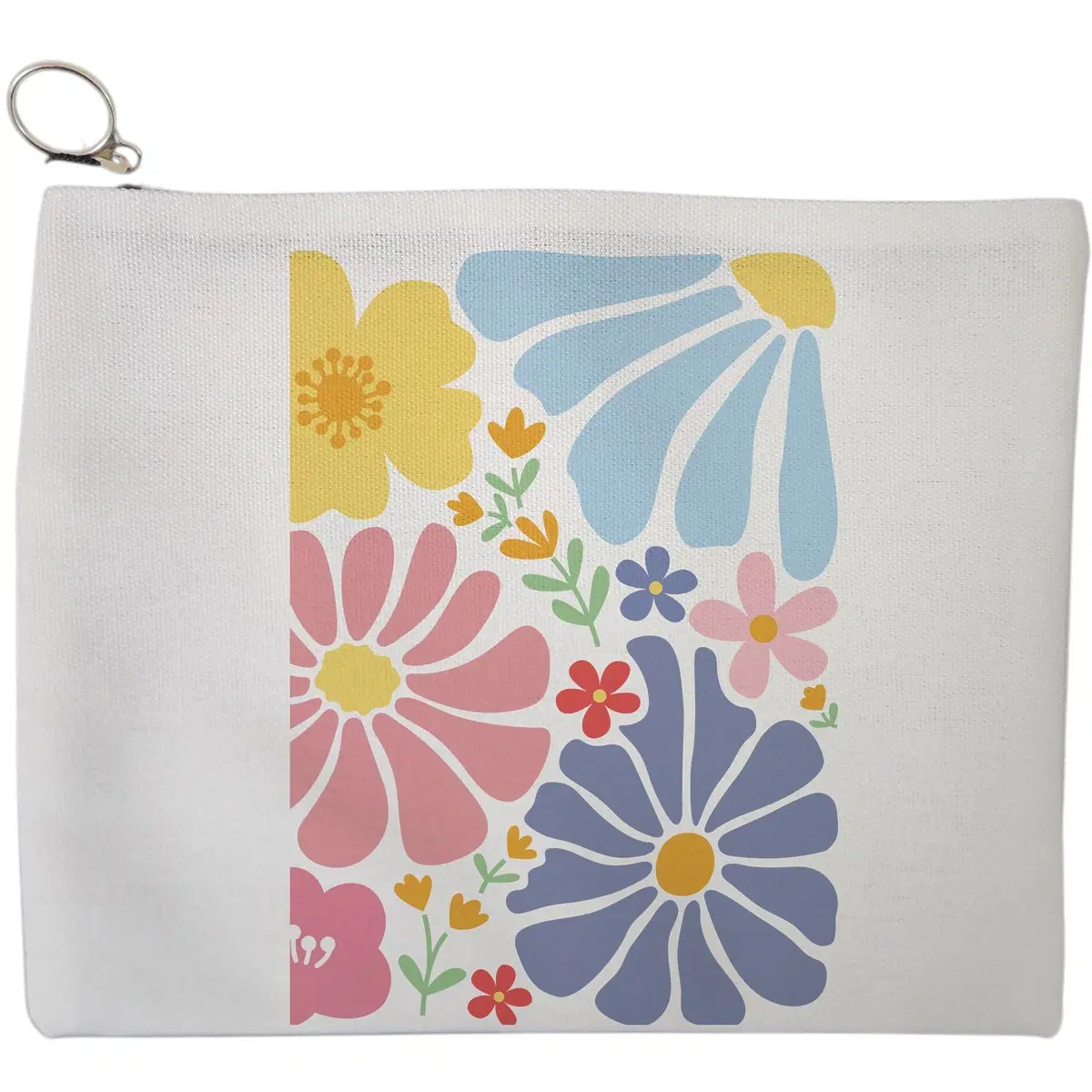 Portfard Cosmetice tip Plic Boho Style 13, 23x18 cm, Alb, BEKZ®