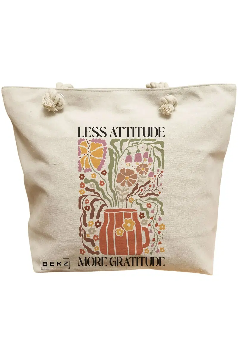Geanta Canvas Tote pentru femei Boho Style 1