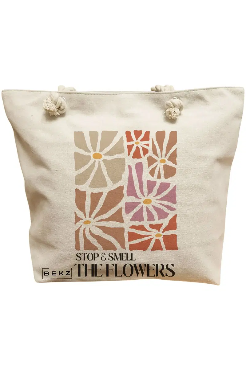 Geanta Canvas Tote pentru femei Boho Style 3