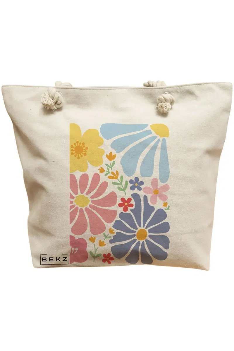Geanta Canvas Tote pentru femei Boho Style 13