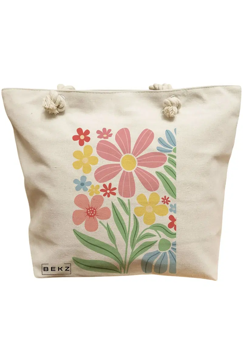 Geanta Canvas Tote pentru femei Boho Style 14