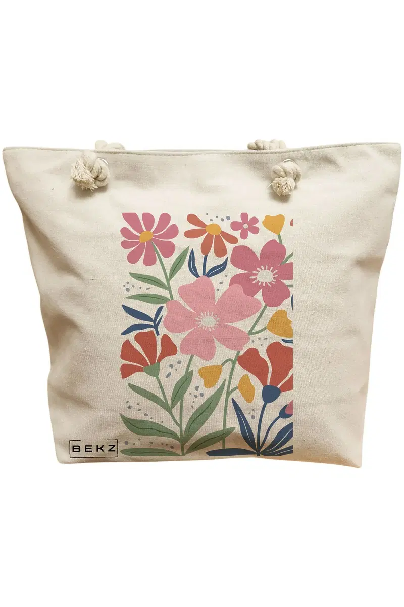 Geanta Canvas Tote pentru femei Boho Style 16
