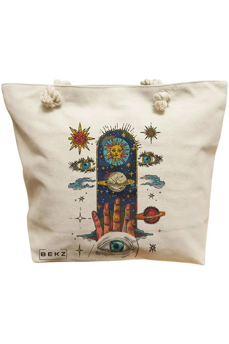 Geanta Canvas Tote pentru femei Energy Mood