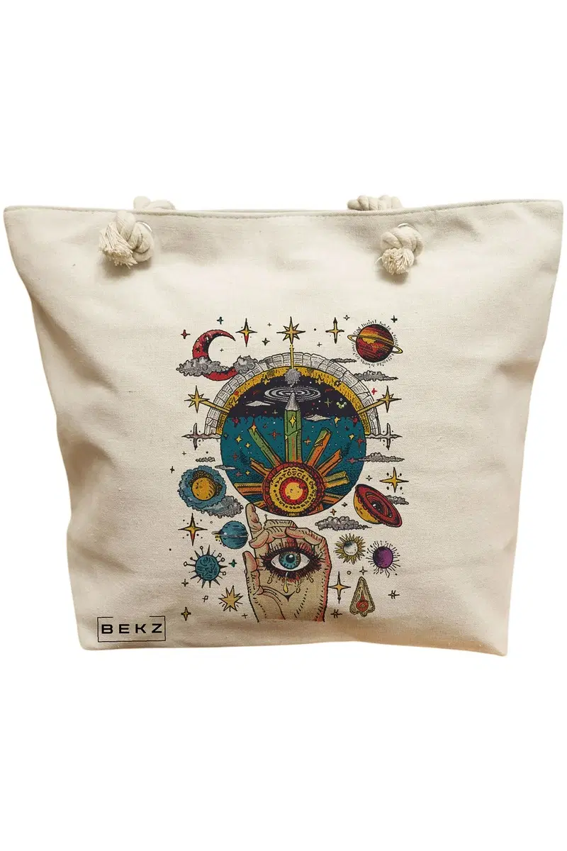 Geanta Canvas Tote pentru femei Energy Mood 2