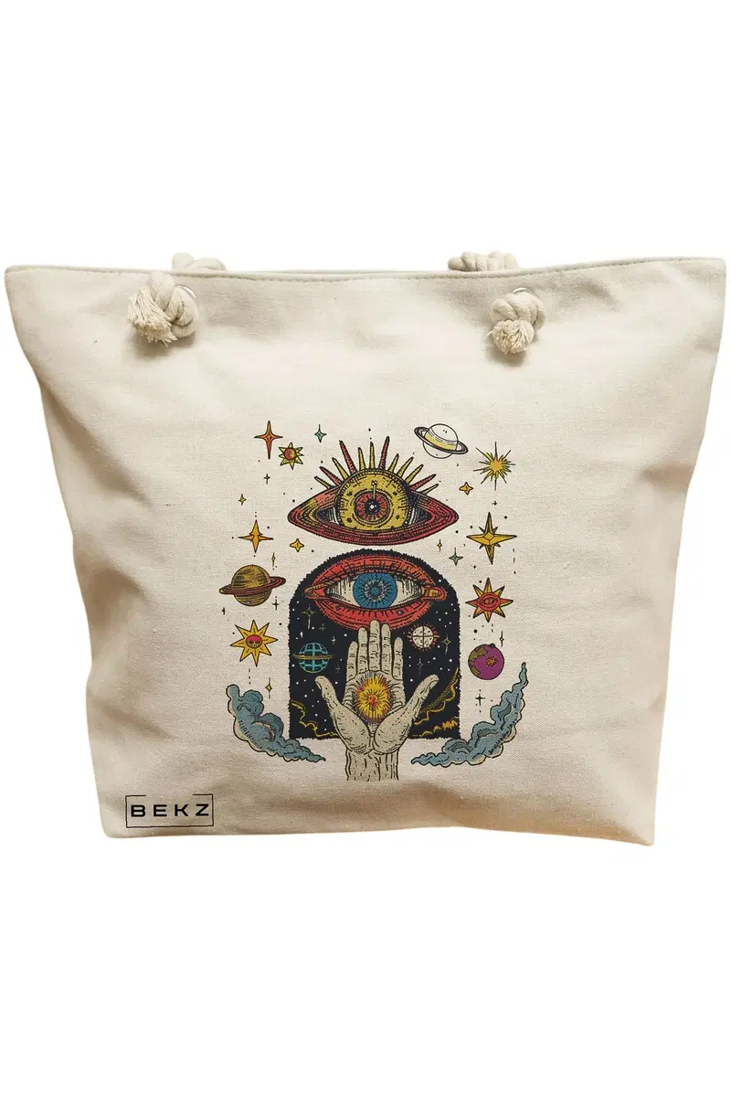 Geanta Canvas Tote pentru femei Energy Mood 3