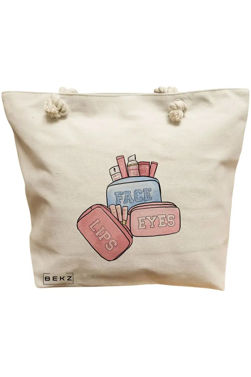 Geanta Canvas Tote pentru femei Travel Girl 11