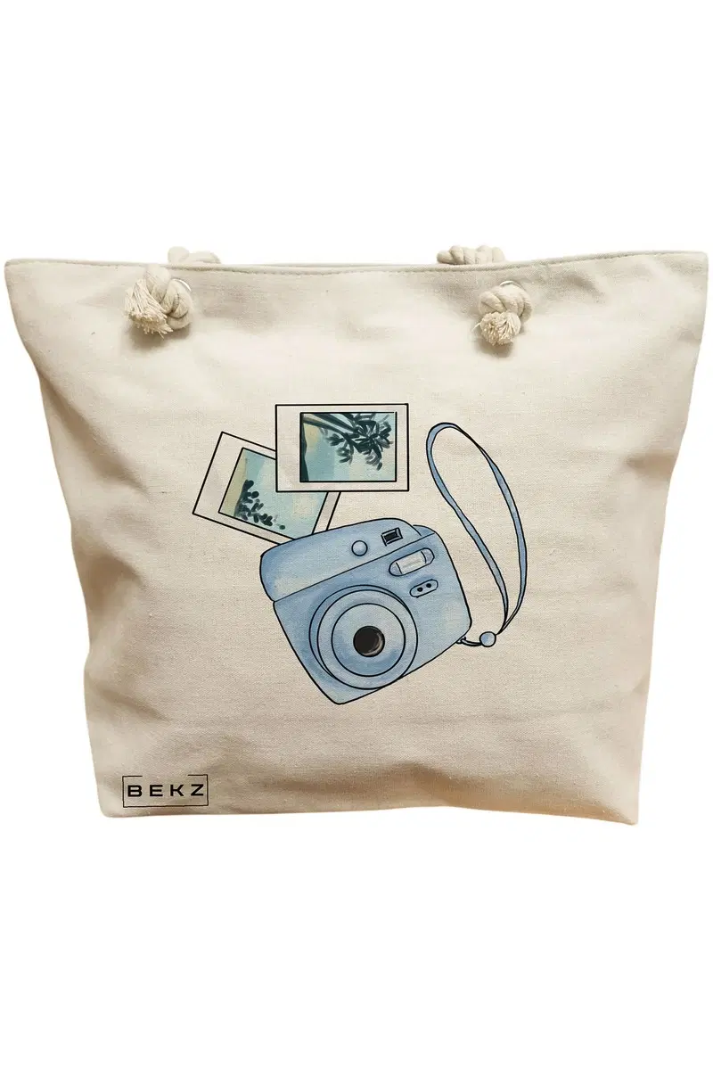 Geanta Canvas Tote pentru femei Travel Girl 14