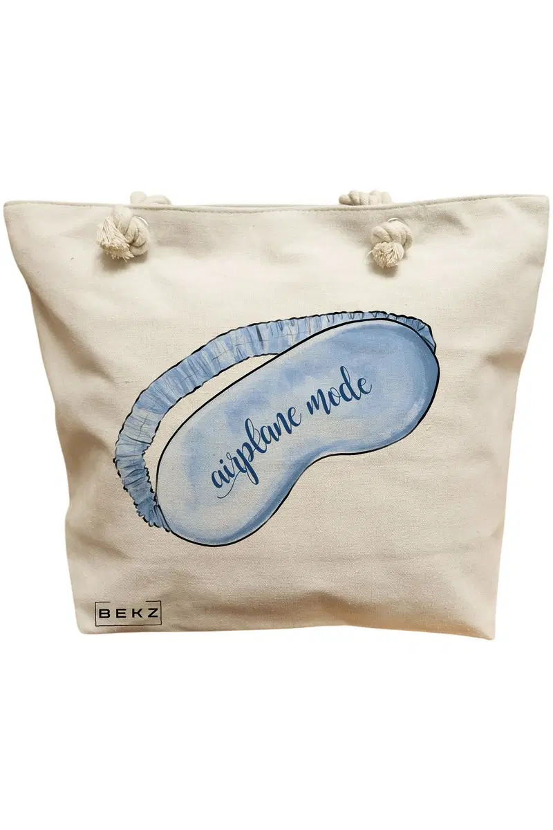 Geanta Canvas Tote pentru femei Travel Girl 17