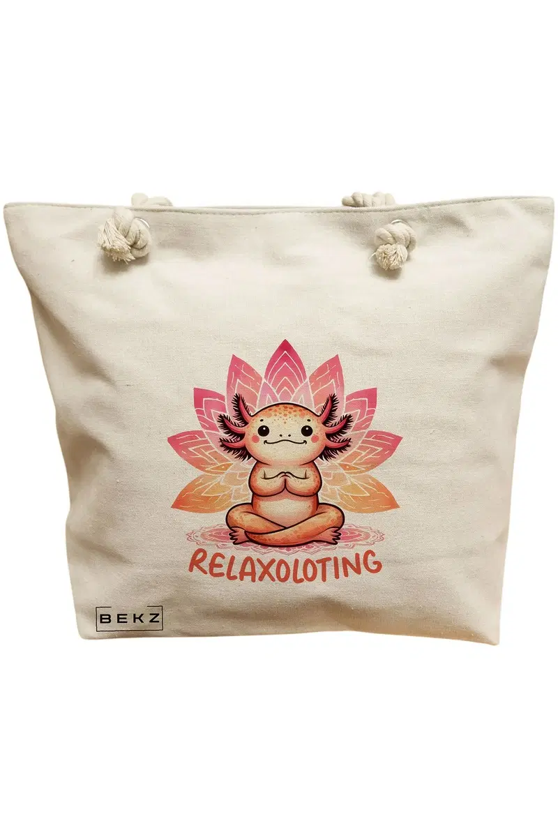 Geanta Canvas Tote pentru femei Yoga Relaxoloting