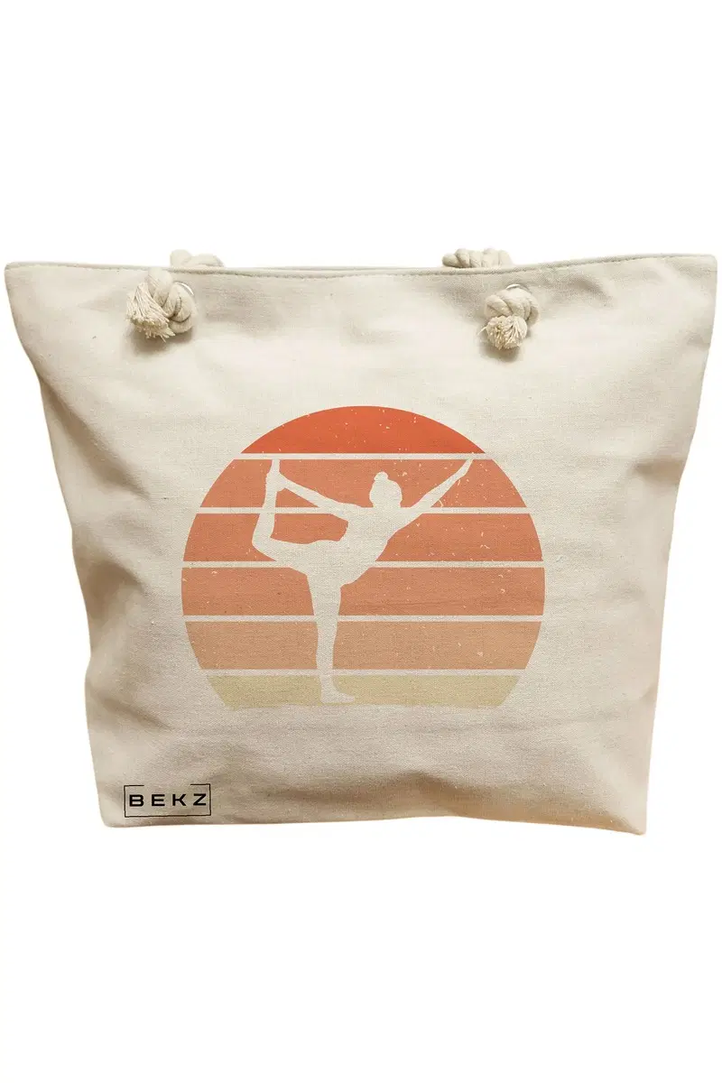 Geanta Canvas Tote pentru femei Yoga 6