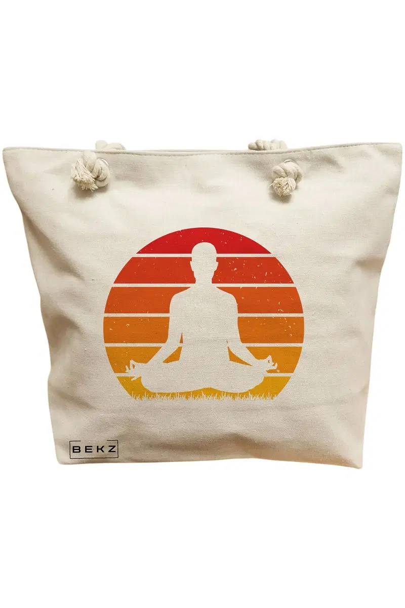Geanta Canvas Tote pentru femei Yoga 7