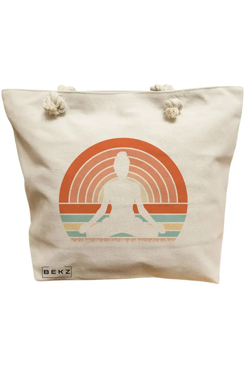 Geanta Canvas Tote pentru femei Yoga 16